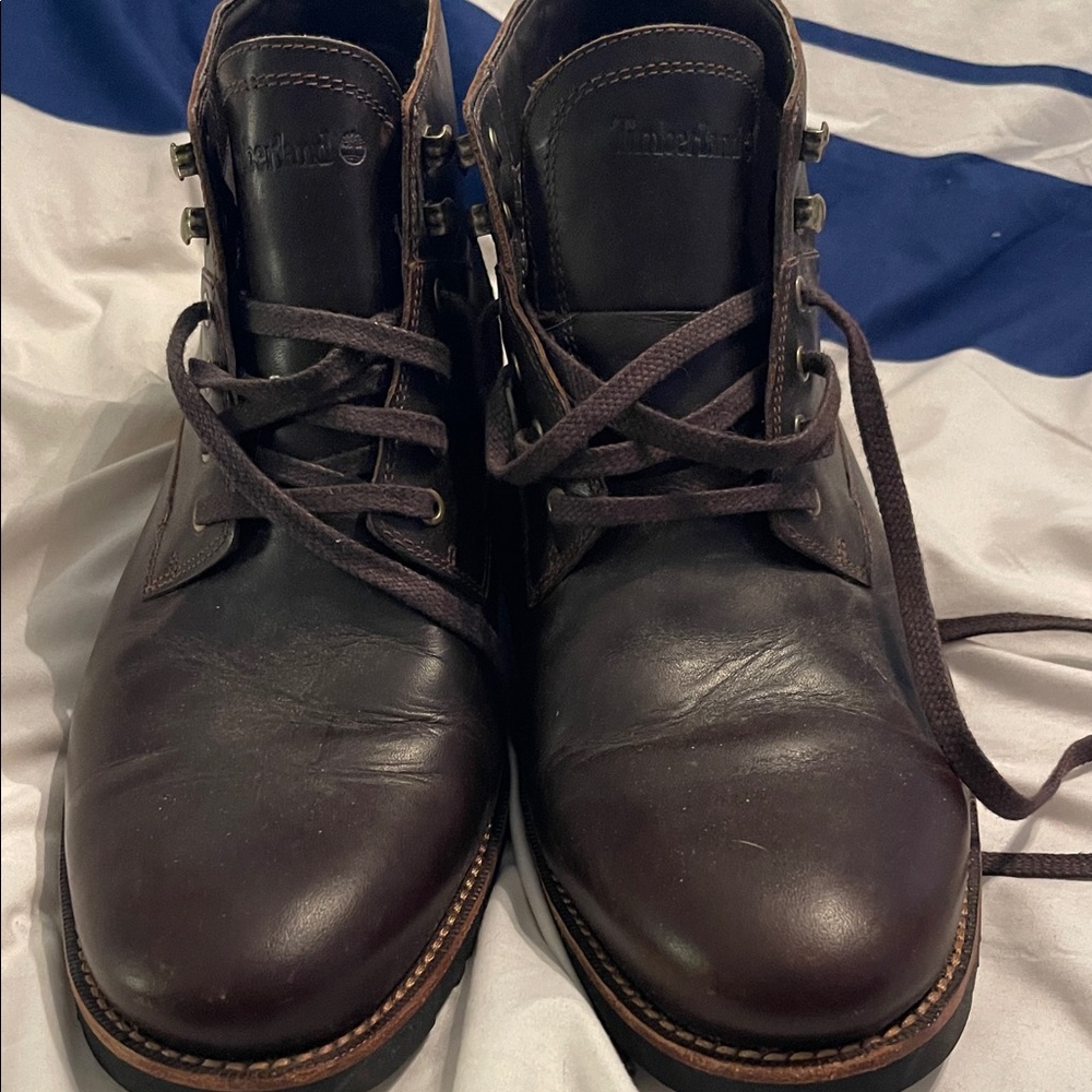 Timberland Men's Rich Brown Leather Boots